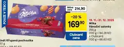 Tesco Milka vánoční salonky nabídka