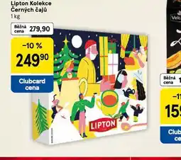 Tesco Lipton kolekce černých čajů nabídka