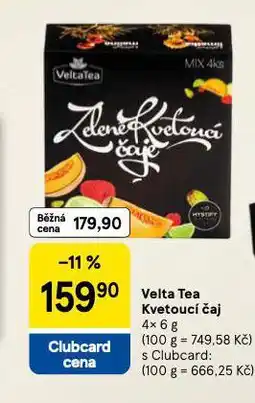 Tesco Velta tea kvetoucí čaj nabídka