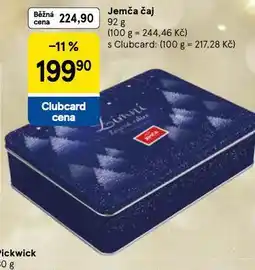 Tesco Jemča čaj nabídka