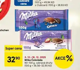 Tesco Milka čokoláda nabídka