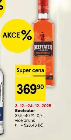 Tesco Beefeater nabídka