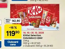 Tesco Kitkat selection čokoládový výběr nabídka