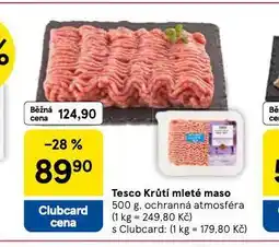 Tesco Krůtí mleté maso nabídka