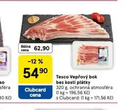 Tesco Vepřový bok bez kosti plátky nabídka