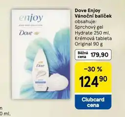 Tesco Dove enjoy vánoční balíček nabídka
