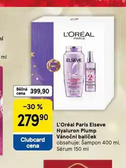 Tesco Loreal paris elseve vánoční balíček nabídka