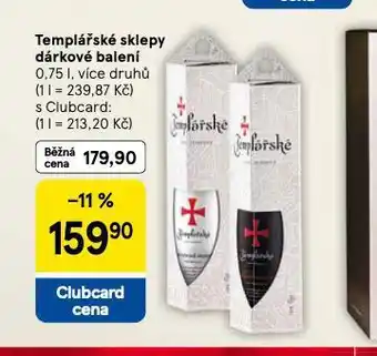 Tesco Templářské sklepy dárkové balení nabídka