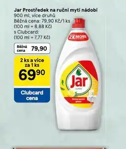 Tesco Jar prostředek na nádobí nabídka