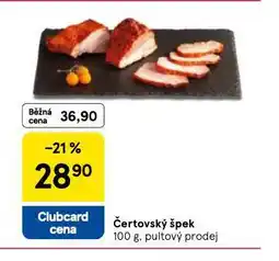 Tesco Čertovský špek nabídka