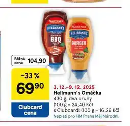 Tesco Hellmann´s omáčka nabídka