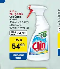 Tesco Clin čistič nabídka