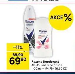 Tesco Rexona deodorant nabídka