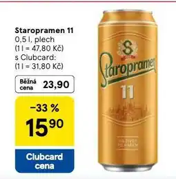 Tesco Pivo staropramen 11 nabídka