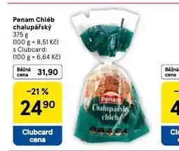 Tesco Penam chléb chalupářský nabídka