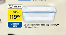 Tesco Skleněná dóza na potraviny nabídka