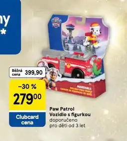 Tesco Paw patrol vozidlo s figurkou nabídka