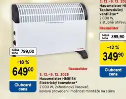 Tesco Elektrický konvertor nabídka