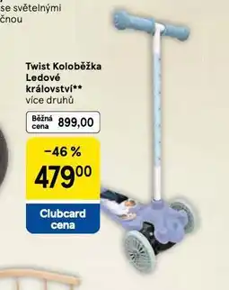 Tesco Twist koloběžka ledové království nabídka