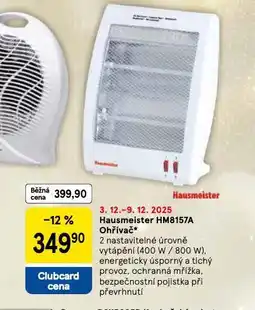 Tesco Ohřívač nabídka