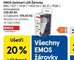 Tesco Emos gosmart led žárovka nabídka