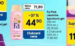 Tesco Fa oink jasmine sprchový gel nabídka