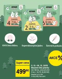 Tesco Moomin eko plenky nabídka