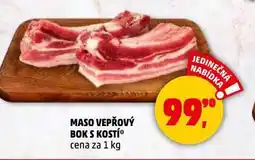 Penny Market Maso vepřový bok s kostí nabídka