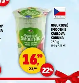 Penny Market Jogurtové smoothie nabídka