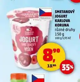 Penny Market Smetanový jogurt nabídka