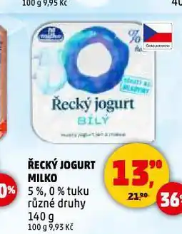 Penny Market Milko řecký jogurt nabídka