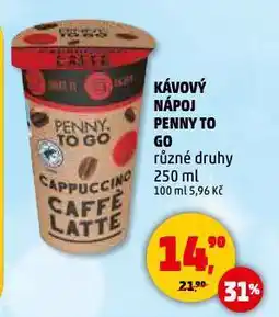 Penny Market Kávový nápoj nabídka