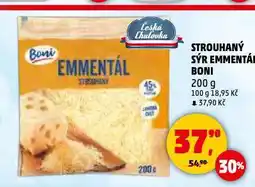 Penny Market Strouhaný sýr emmentál nabídka