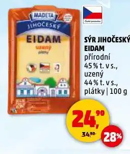 Penny Market Sýr jihočeský eidam nabídka