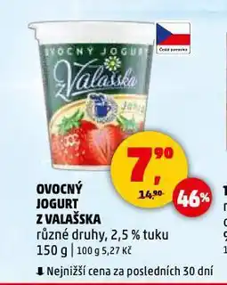 Penny Market Ovocný jogurt z valašska nabídka