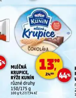 Penny Market Kunín mléčná krupice nabídka