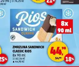 Penny Market Zmrzlina sandwich classic rios nabídka