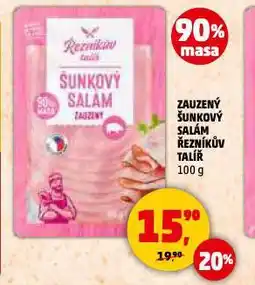 Penny Market Zauzený šunkový salám nabídka