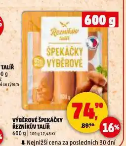 Penny Market Výběrové špekáčky nabídka