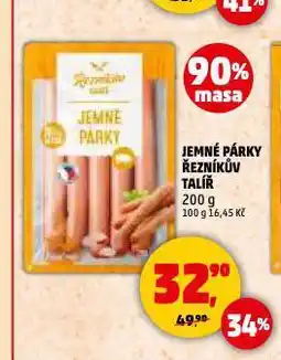 Penny Market Jemné párky nabídka