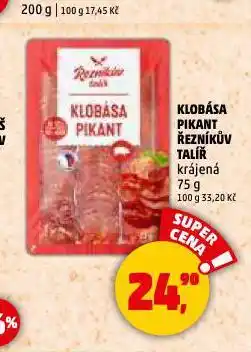 Penny Market Klobása pikant nabídka