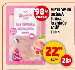 Penny Market Mistrovská dušená šunka nabídka