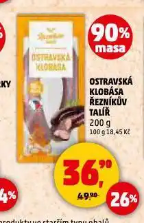 Penny Market Ostravská klobása nabídka