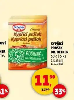 Penny Market Dr. oetker kypřicí prášek nabídka