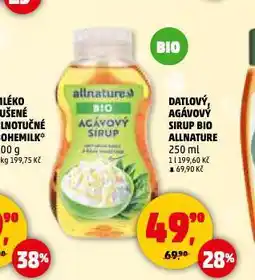 Penny Market Datlový sirup bio allnature nabídka