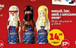Penny Market Mikuláš, čert, anděl s lentilkami orion nabídka