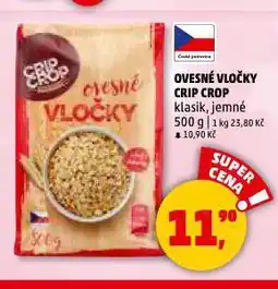 Penny Market Ovesné vločky crip crop nabídka