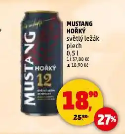 Penny Market Pivo mustang nabídka