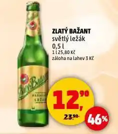 Penny Market Pivo zlatý bažant nabídka