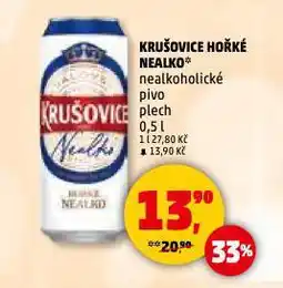Penny Market Pivo krušovice nealko nabídka